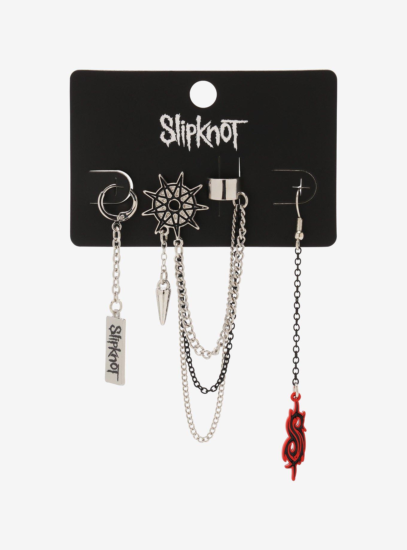 Slipknot Logo Mismatch Cuff Earring Set, , alternate