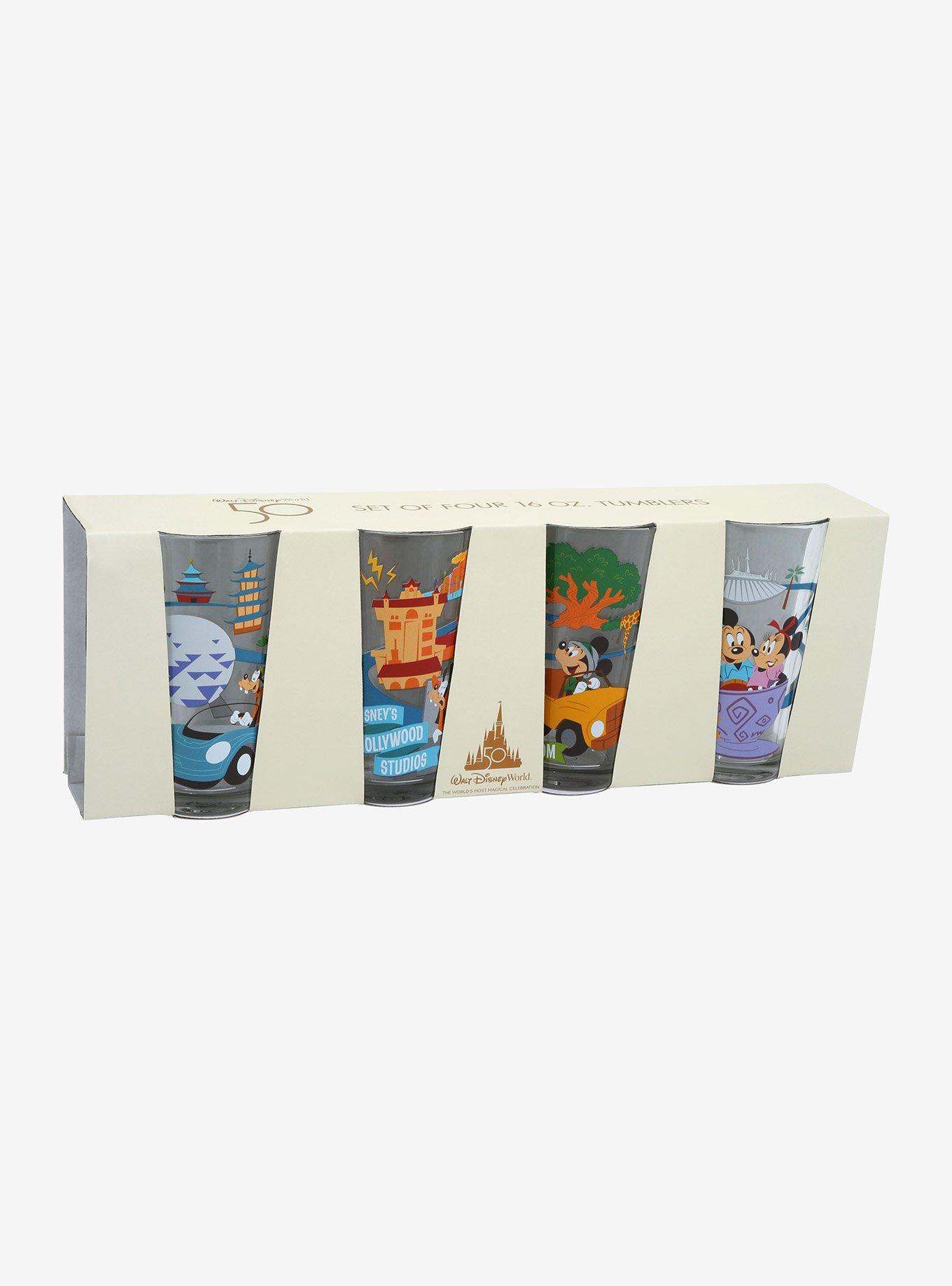 Disney Walt Disney World 50th Anniversary Parks & Attractions Pint Glass Set - BoxLunch Exclusive, , alternate