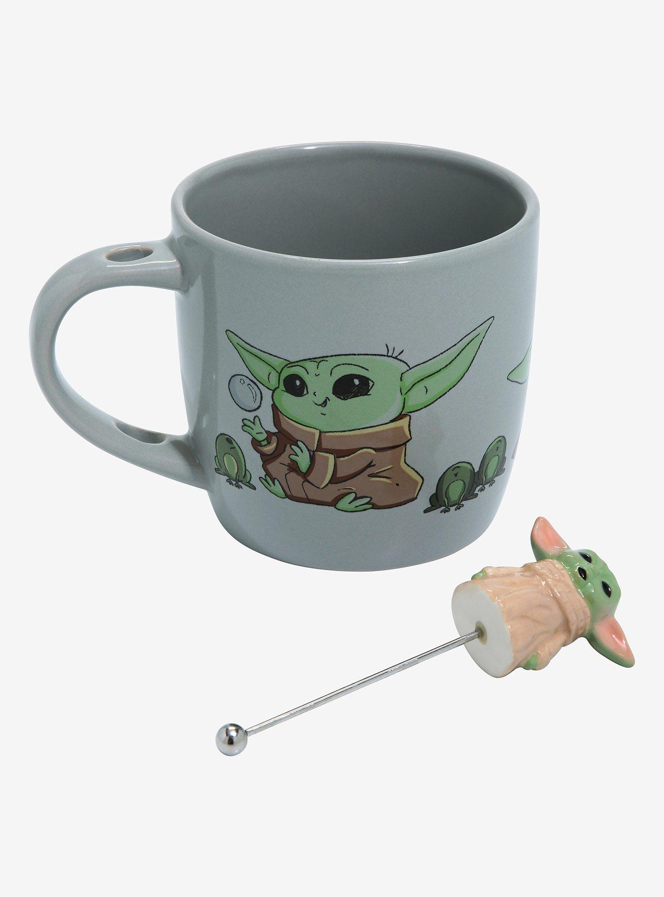 Star Wars The Mandalorian Grogu Mug and Figural Stirrer Set, , alternate
