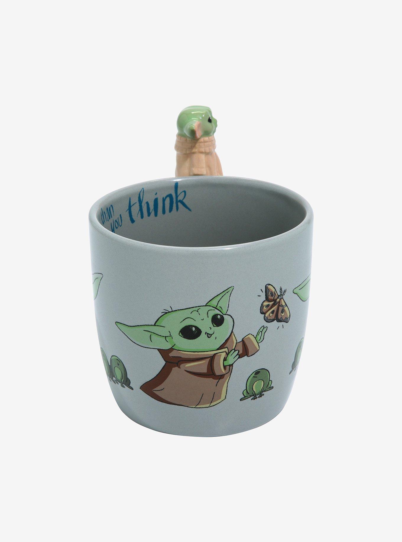 Star Wars The Mandalorian Grogu Mug and Figural Stirrer Set, , alternate