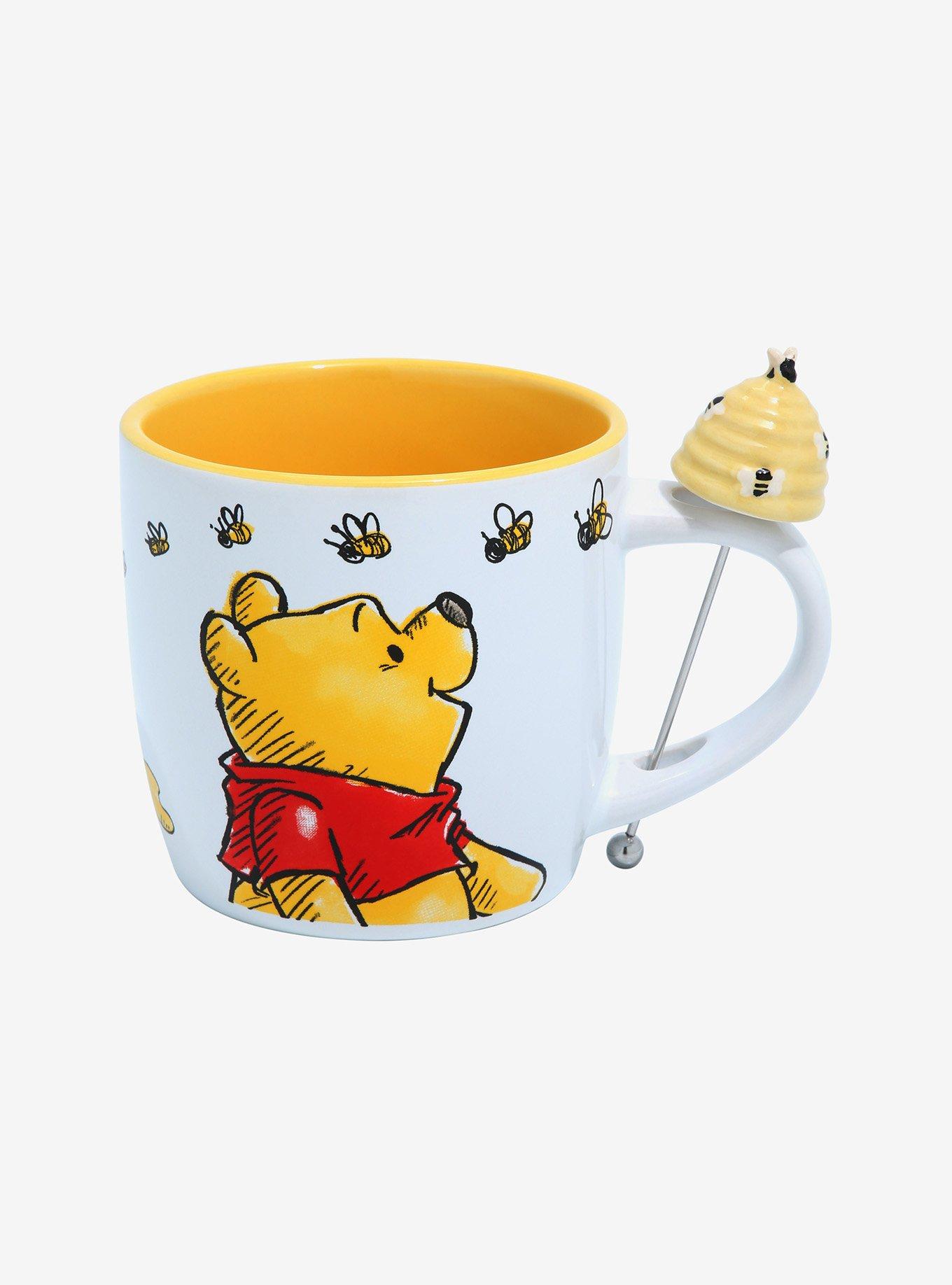 Disney Winnie The Pooh Pooh Bear Mug With Figural Beehive Stirrer, , alternate