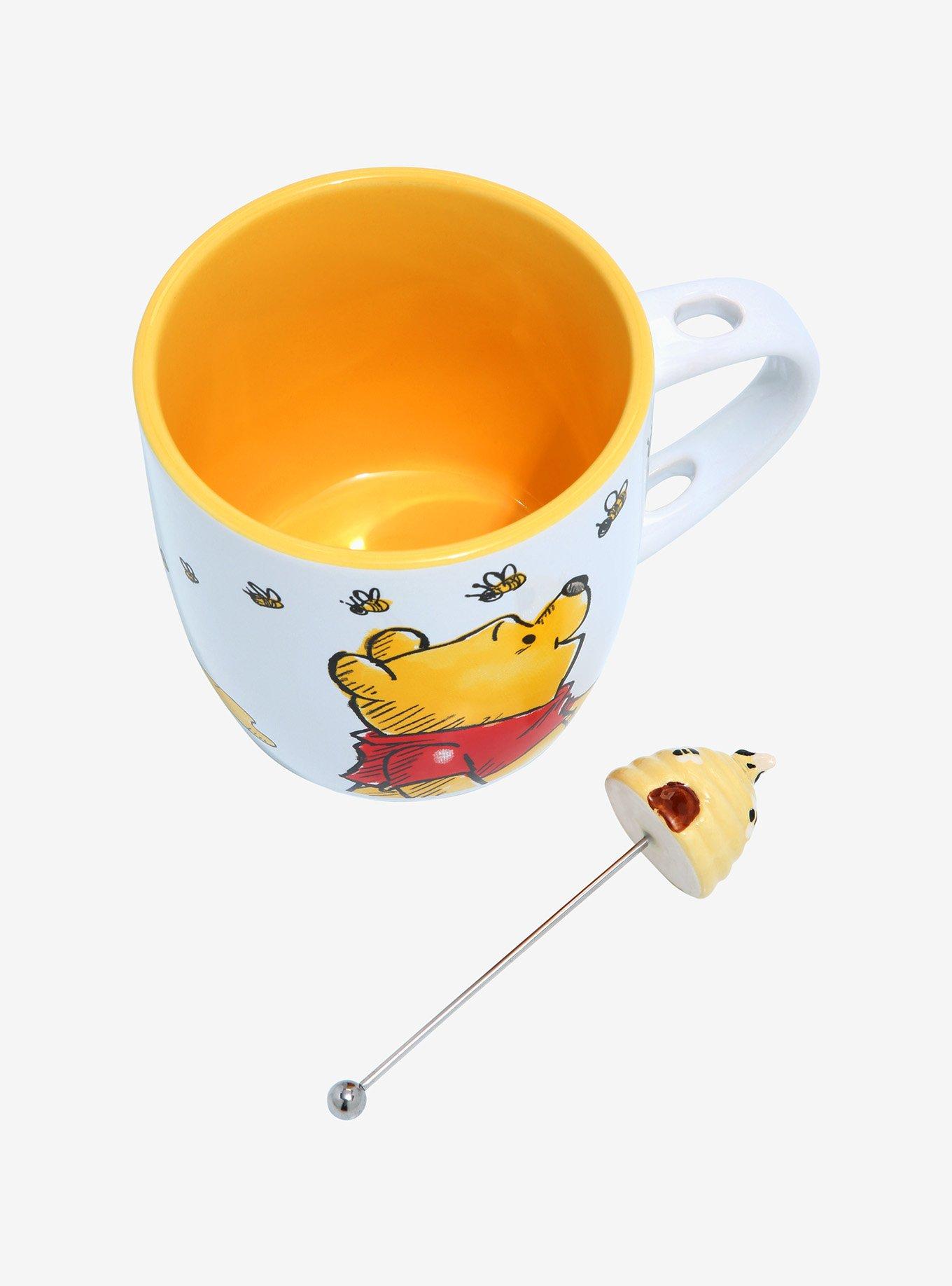 Disney Winnie The Pooh Pooh Bear Mug With Figural Beehive Stirrer, , alternate