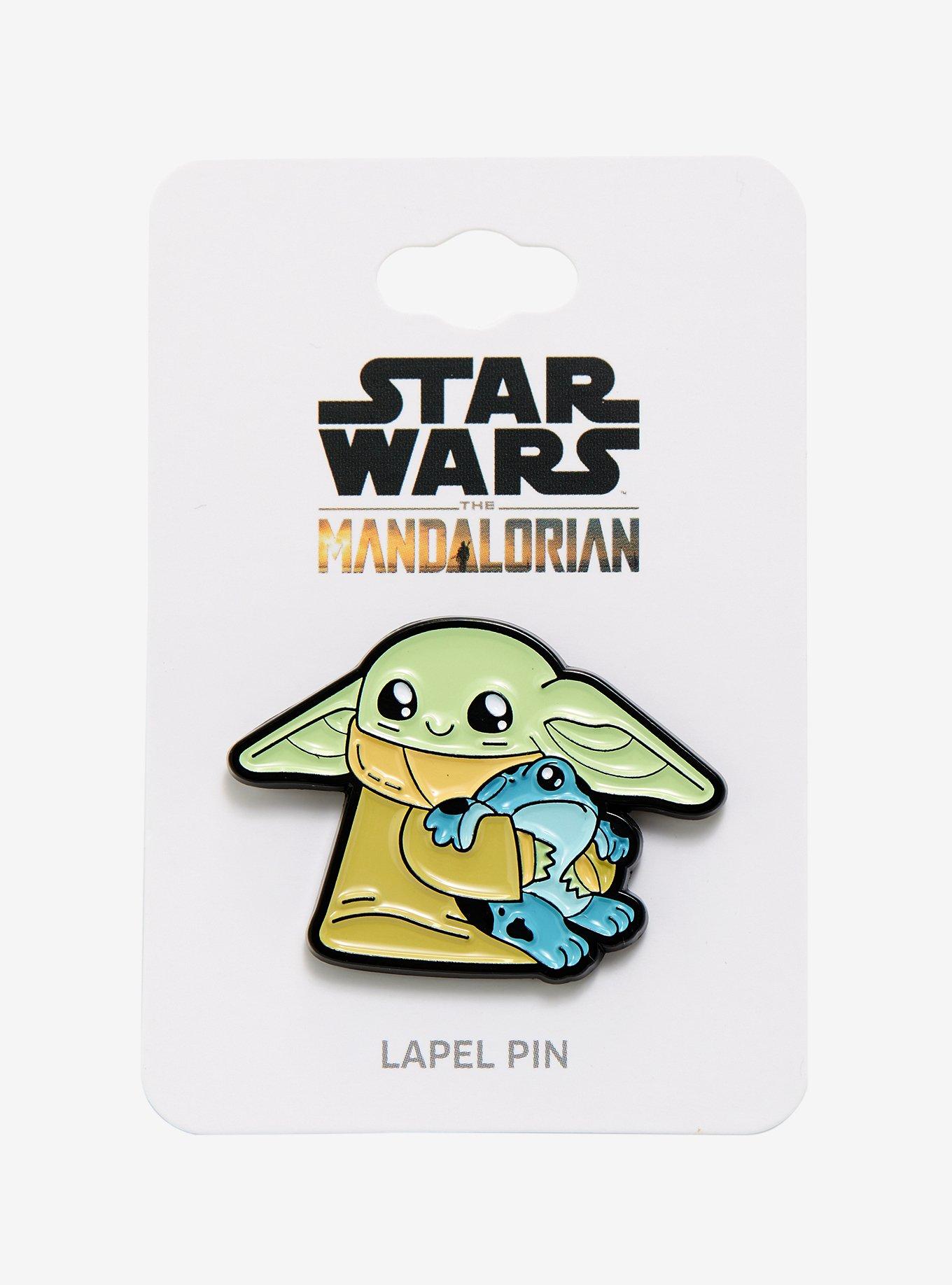 Star Wars The Mandalorian Chibi The Child & Frog Enamel Pin, , alternate