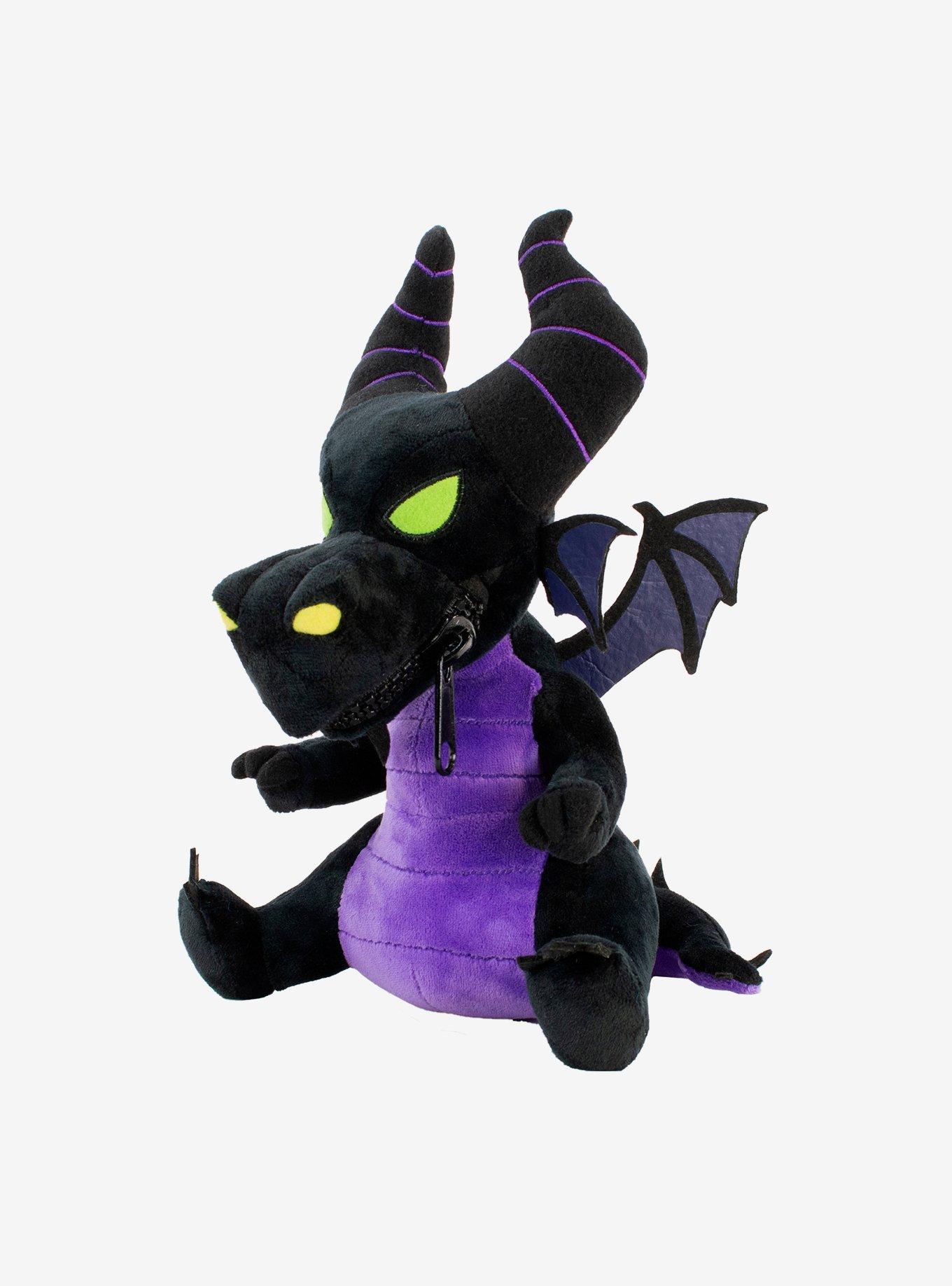 Disney Maleficent Dragon Zipper Mouth Plush, , alternate