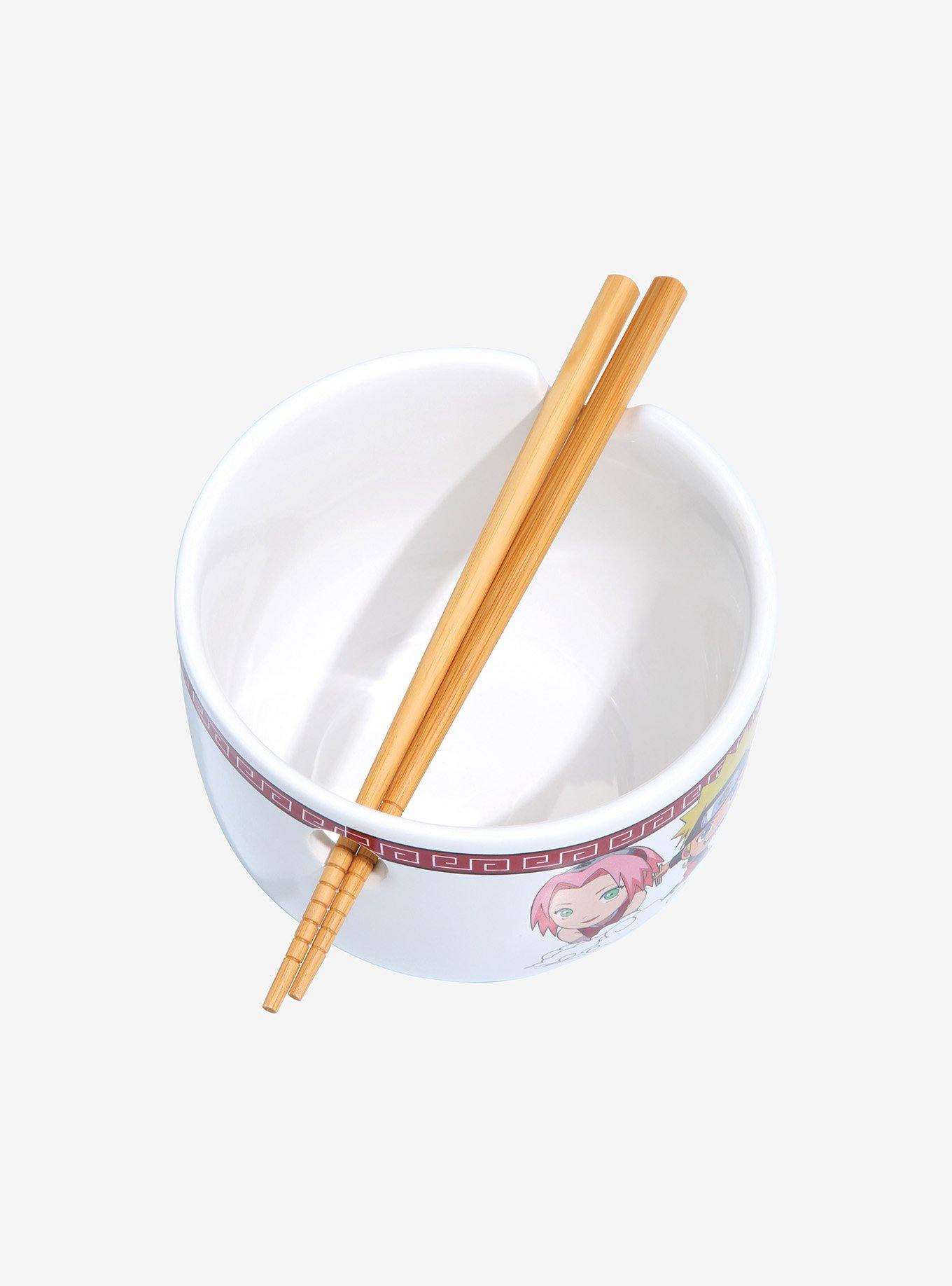 Naruto Shippuden Chibi Team 7 Trio Ramen Bowl with Chopsticks, , alternate