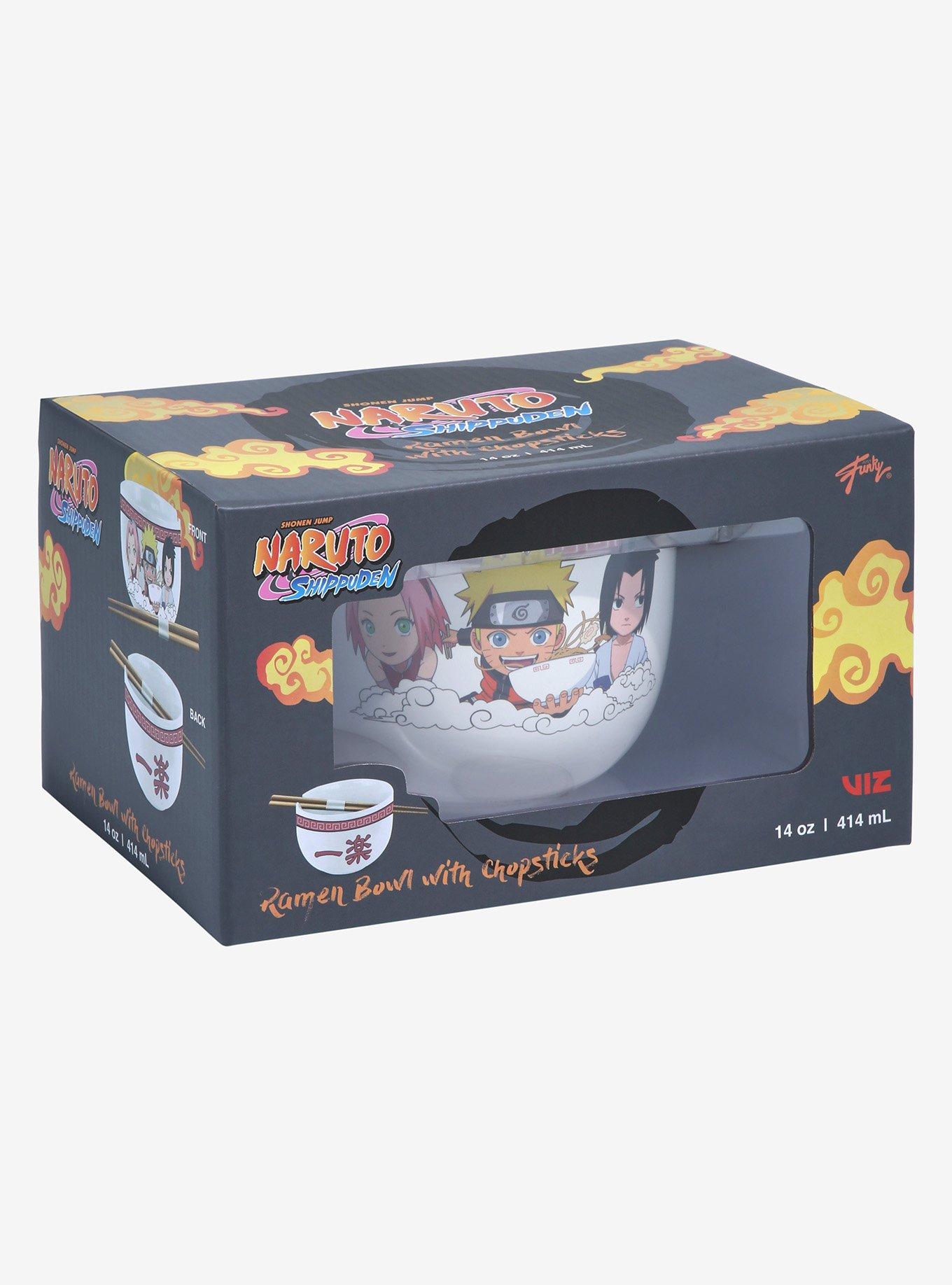 Naruto Shippuden Chibi Team 7 Trio Ramen Bowl with Chopsticks, , alternate