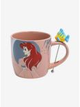 Disney The Little Mermaid Ariel Mug With Figural Flounder Stirrer, , alternate