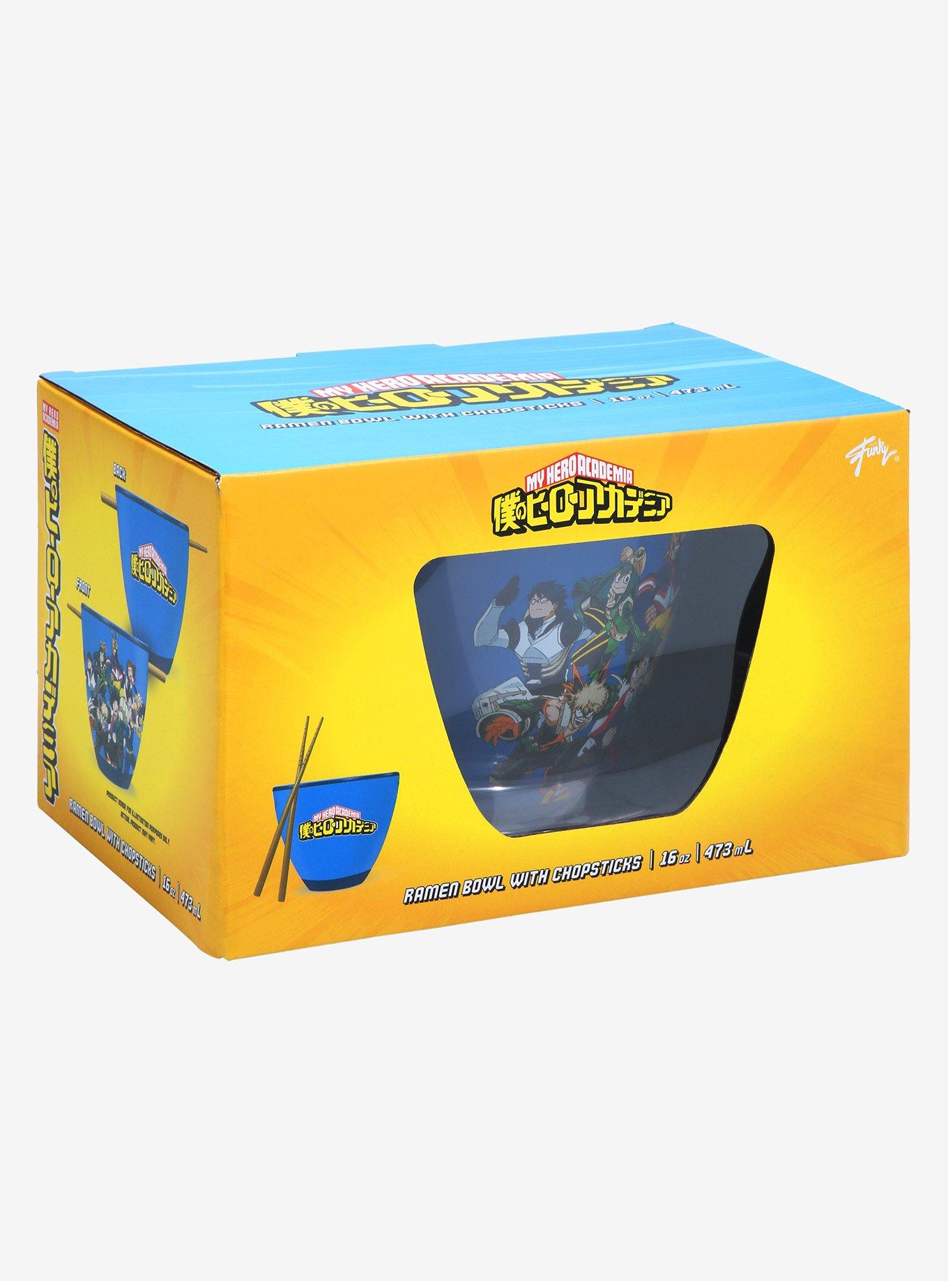 My Hero Academia Group Portrait Ramen Bowl with Chopsticks, , alternate