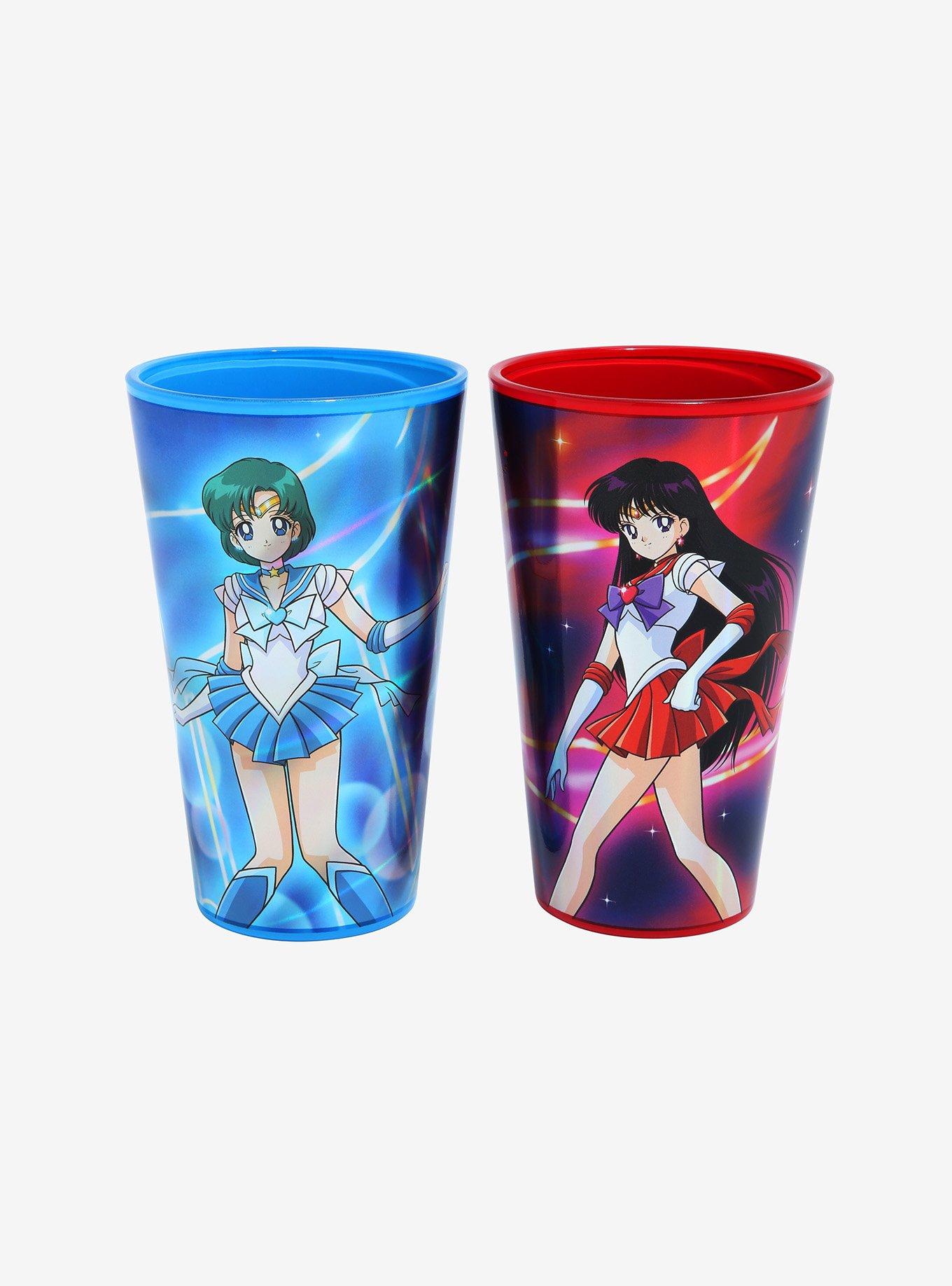 Sailor Moon Sailor Guardians Character Portraits Pint Glass Set , , alternate