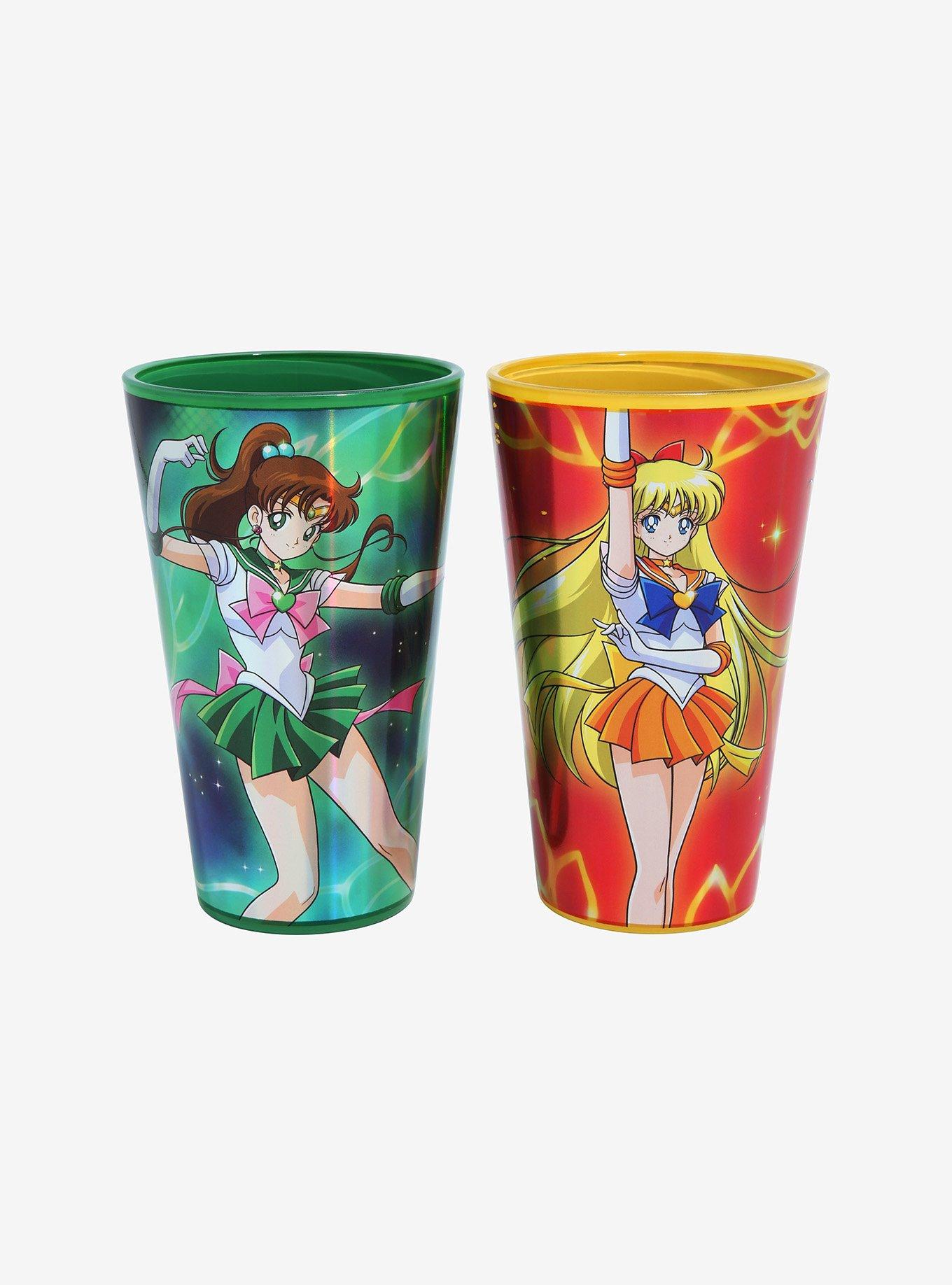 Sailor Moon Sailor Guardians Character Portraits Pint Glass Set , , alternate