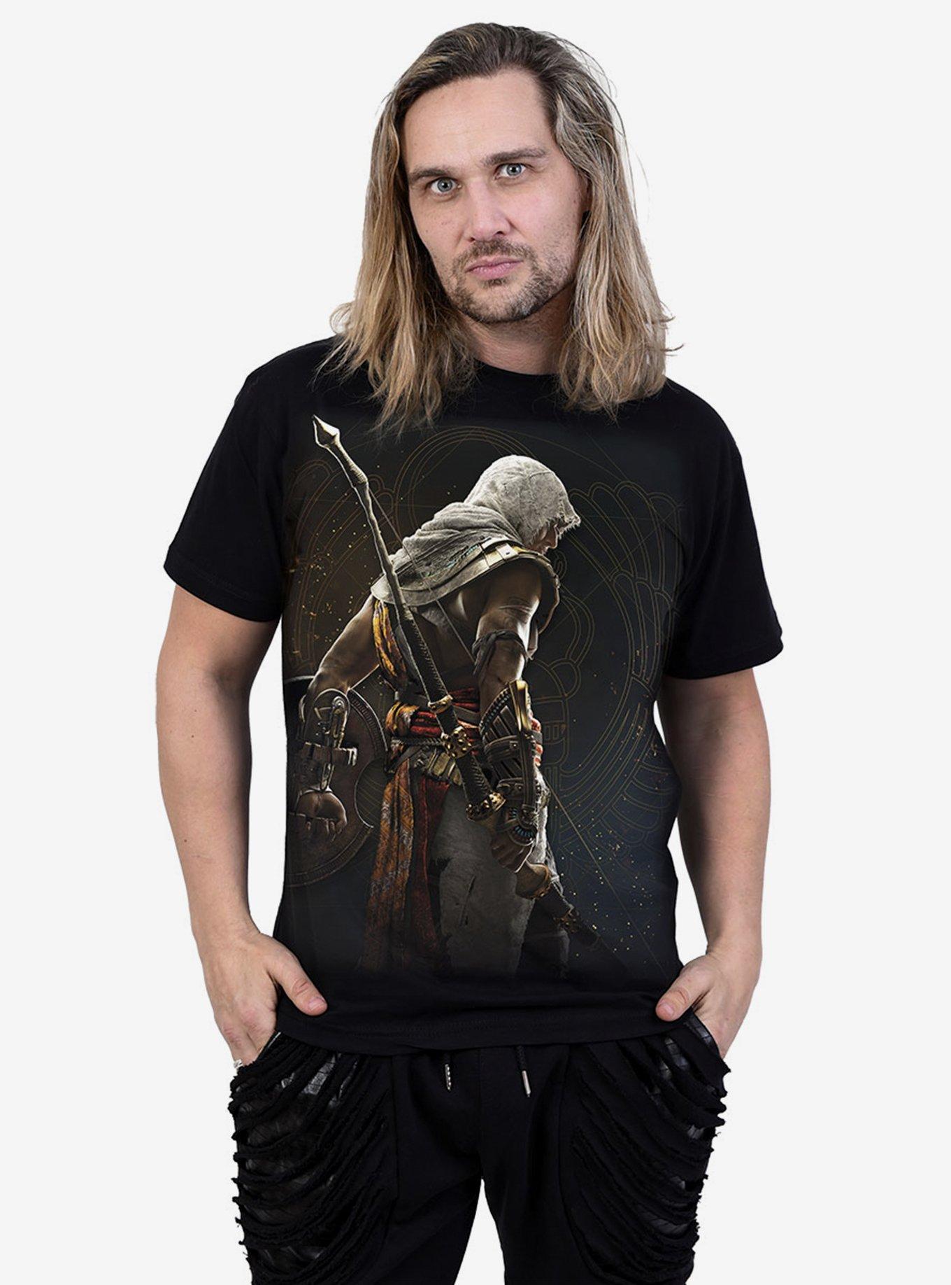 Assassin'S Creed Origins Bayek T-Shirt, BLACK, alternate