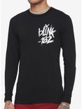 Blink-182 Smile Logo Long-Sleeve T-Shirt, BLACK, alternate
