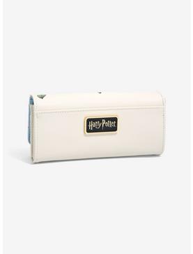 Harry Potter Deathly Hallows Logo Floral Wallet - BoxLunch Exclusive, , hi-res