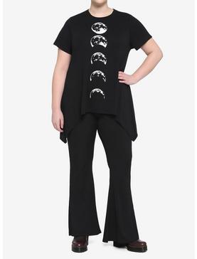 Moon Phase Shark Bite Girls T-Shirt Plus Size, , hi-res