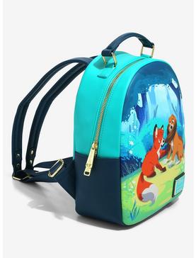 Plus Size Loungefly Disney The Fox and the Hound Tod & Copper Playtime Mini Backpack - BoxLunch Exclusive, , hi-res