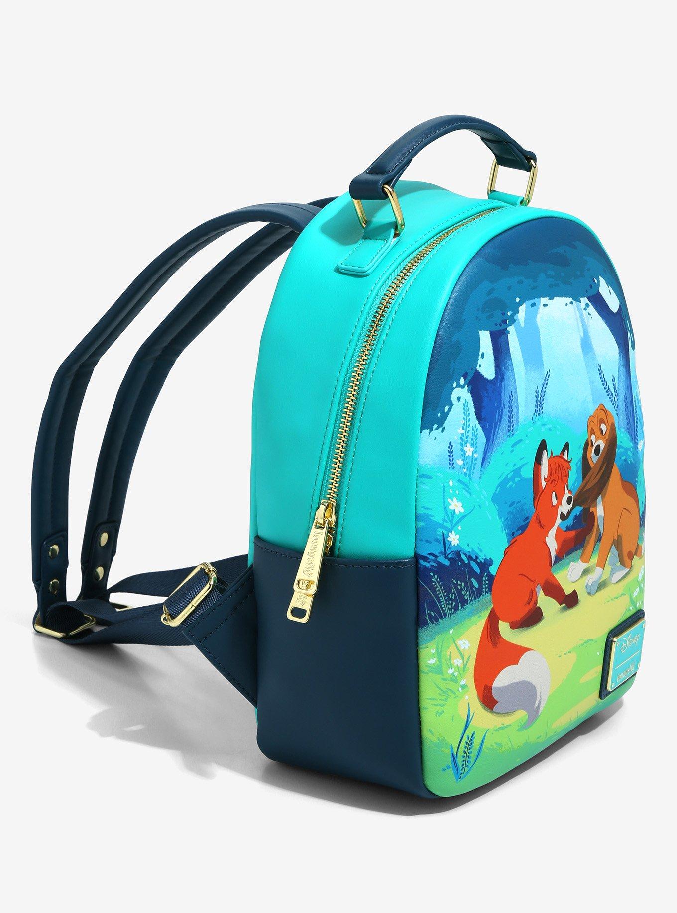 Loungefly Disney The Fox and the Hound Tod & Copper Playtime Mini Backpack - BoxLunch Exclusive, , alternate