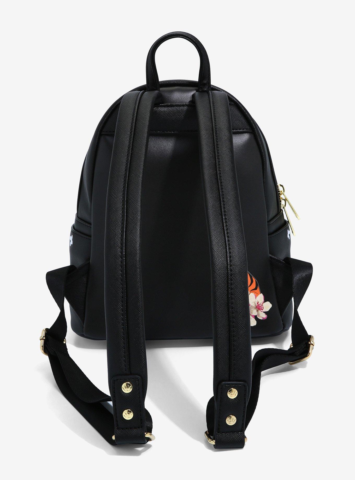 Loungefly Disney Aladdin Rajah Floral Mini Backpack - BoxLunch Exclusive , , alternate