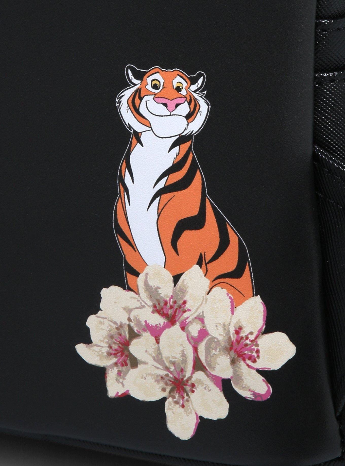 Loungefly Disney Aladdin Rajah Floral Mini Backpack - BoxLunch Exclusive , , alternate