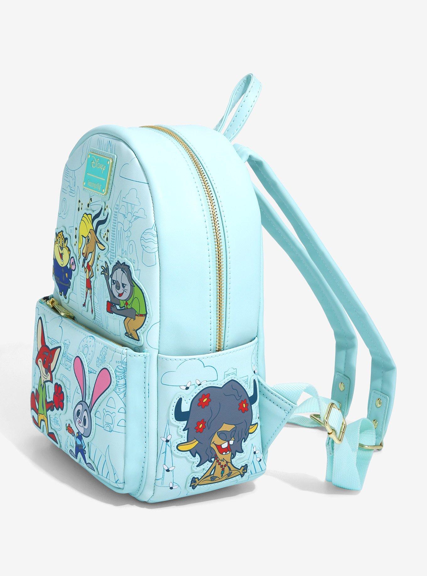 Disney Zootopia Chibi Characters Mini Backpack - BoxLunch Exclusive, , alternate