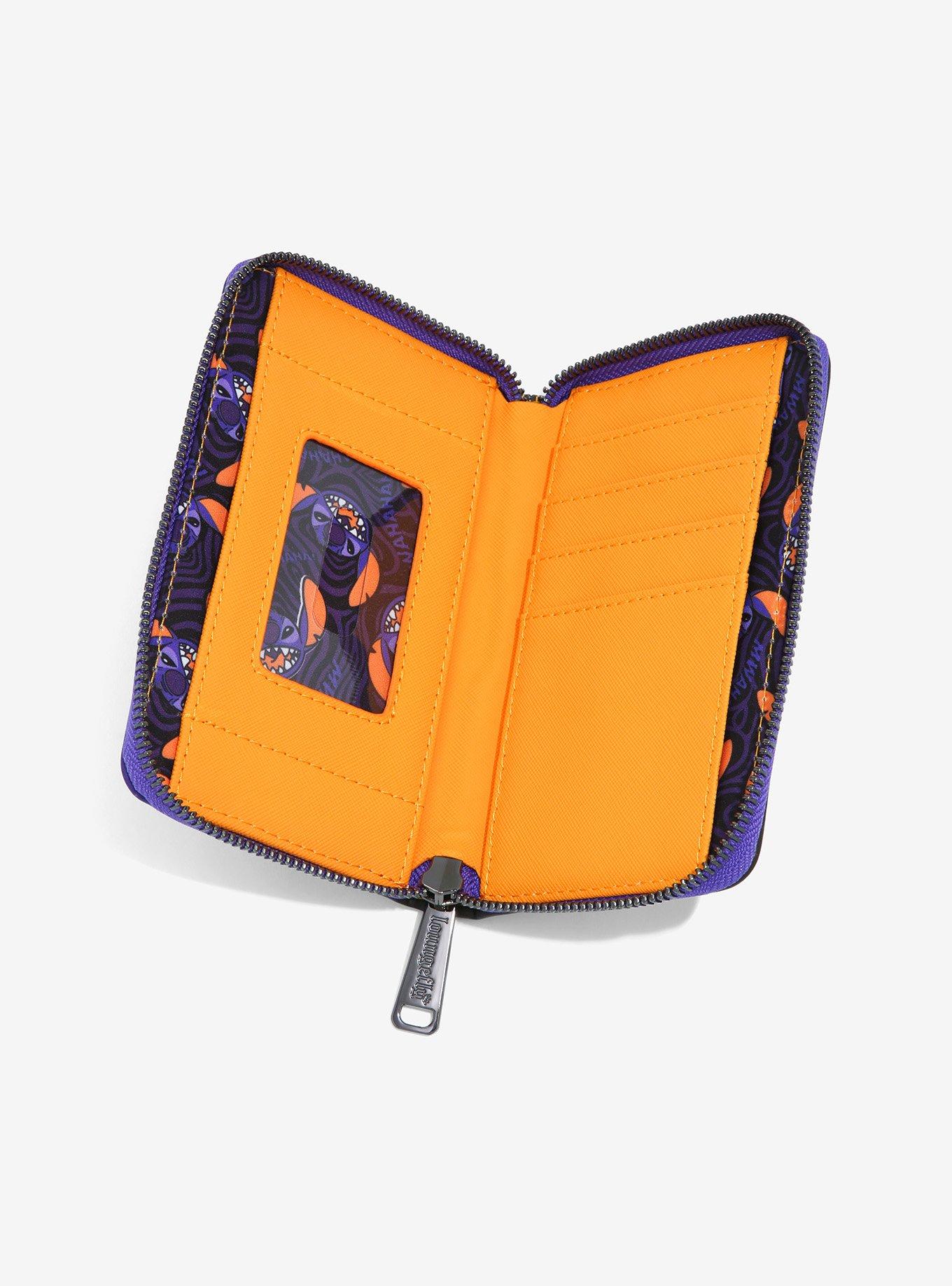 Loungefly Disney Lilo & Stitch: The Series Vampire Angel & Stitch Small Zip Wallet - BoxLunch Exclusive, , alternate