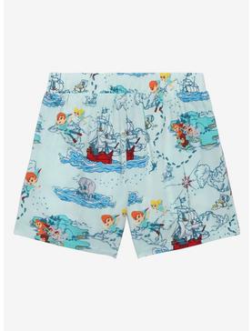 Disney Peter Pan Neverland Map Allover Print Shorts - BoxLunch Exclusive, , hi-res
