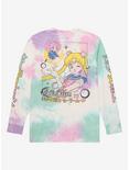 Sailor Moon Katakana Tie-Dye Long Sleeve T-Shirt - BoxLunch Exclusive, TIE DYE, alternate