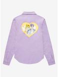 Pretty Guardian Sailor Moon Neo Queen Serenity & King Endymion Women’s Corduroy Overshirt - BoxLunch Exclusive, LILAC, alternate