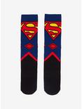 DC Comics Superman Suit Crew Socks, , alternate