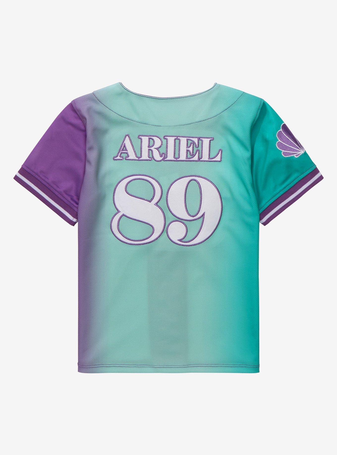 Disney The Little Mermaid Atlantica Toddler Baseball Jersey - BoxLunch Exclusive, , hi-res