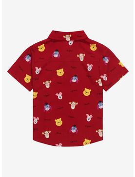 Disney Winnie the Pooh Hundred Acre Wood Friend Portraits Toddler Woven Button-Up - BoxLunch Exclusive, , hi-res