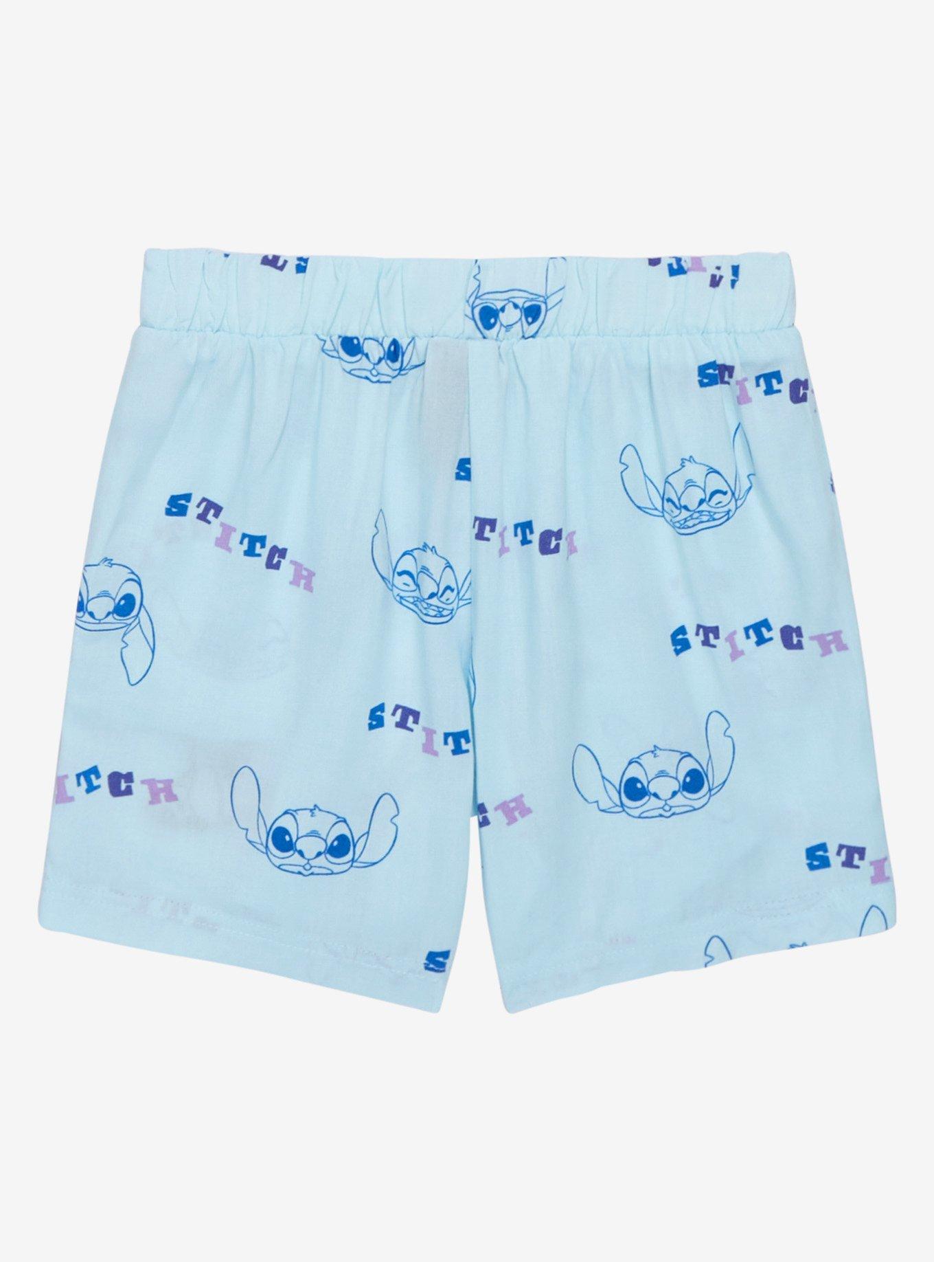 Disney Lilo & Stitch Expressions Toddler Woven Shorts - BoxLunch Exclusive, BABY BLUE, alternate