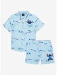 Disney Lilo & Stitch Expressions Toddler Woven Shorts - BoxLunch Exclusive, BABY BLUE, alternate
