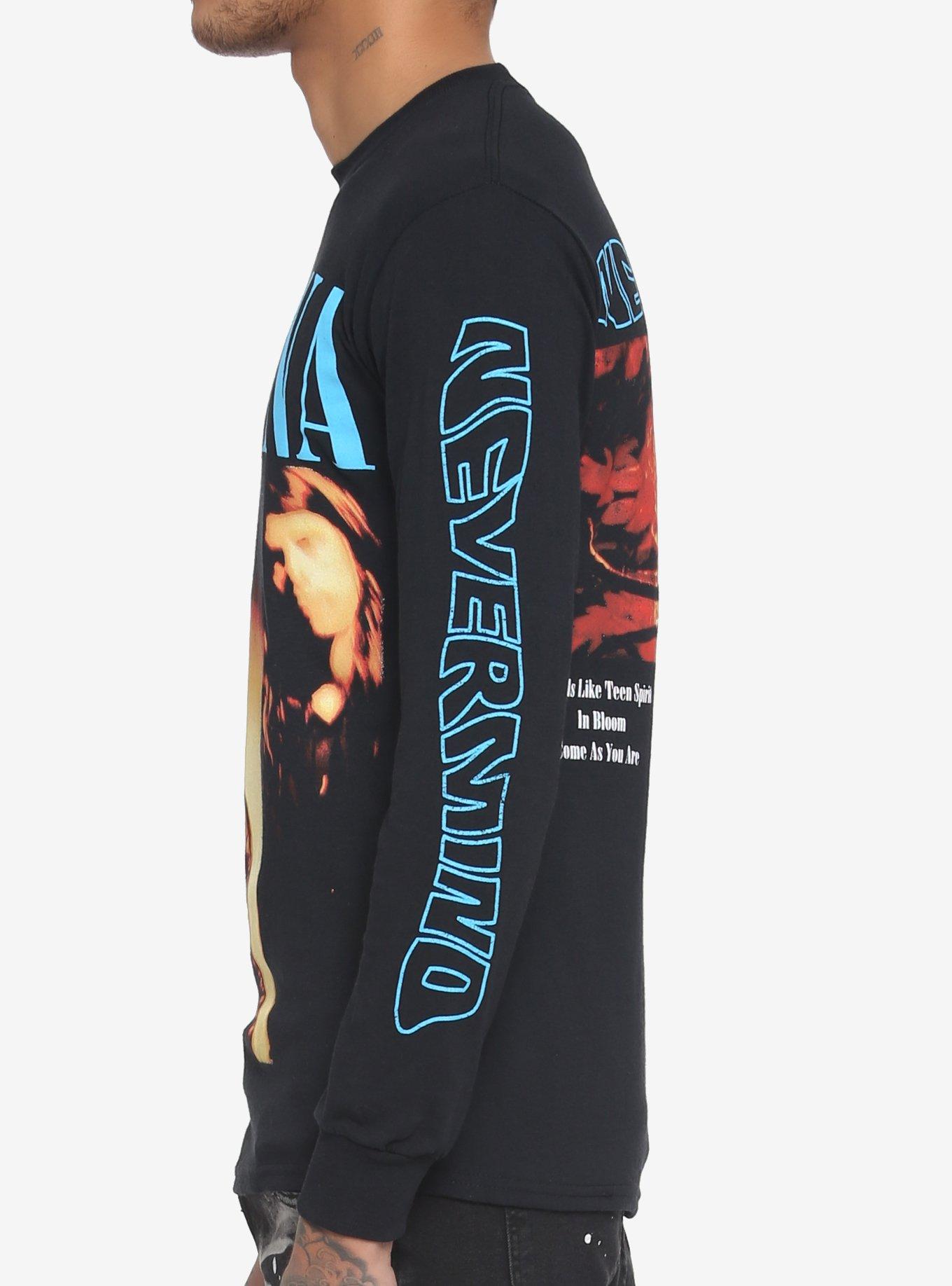 Nirvana Nevermind Tracklisting Long-Sleeve T-Shirt, BLACK, alternate
