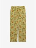 Disney Winnie the Pooh & Piglet Forest Allover Print Sleep Pants - BoxLunch Exclusive, SAGE, alternate