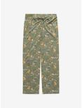 Disney Bambi & Friends Floral Allover Print Sleep Pants - BoxLunch Exclusive, BLUE, alternate