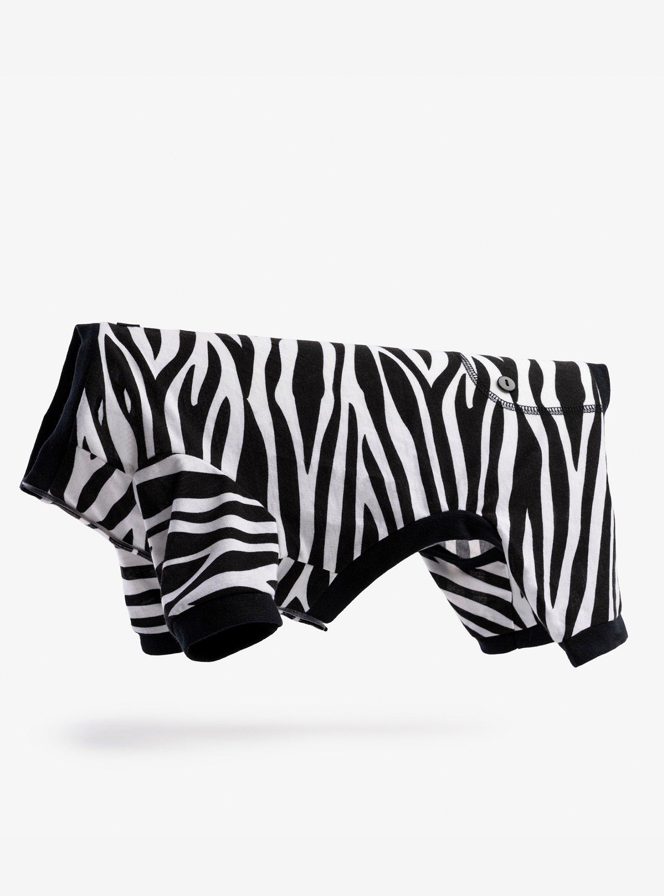 Basic Dog Pajama Zebra, , hi-res