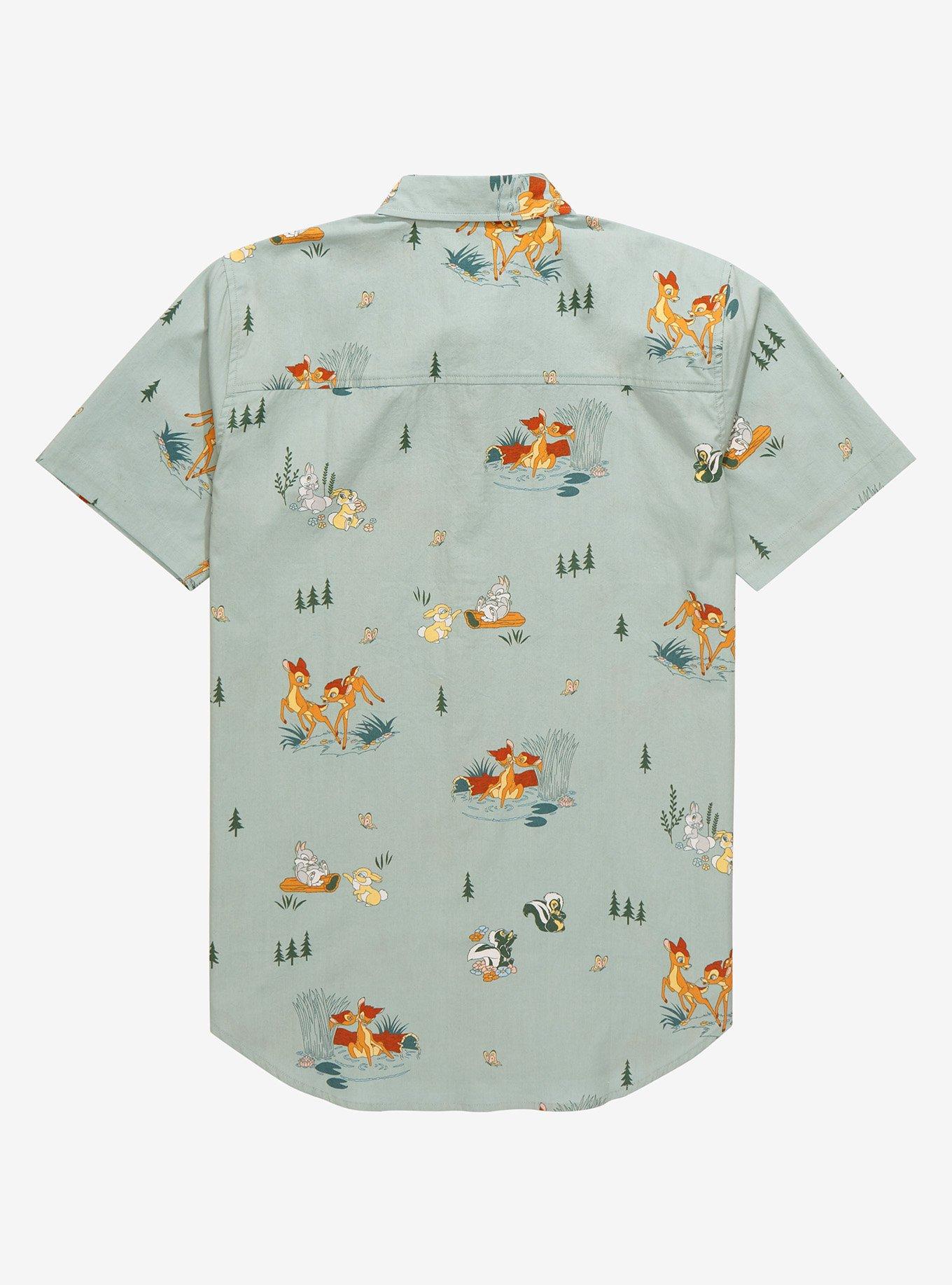 Our Universe Disney Bambi Scenic Woven Button-Up, MULTI, alternate