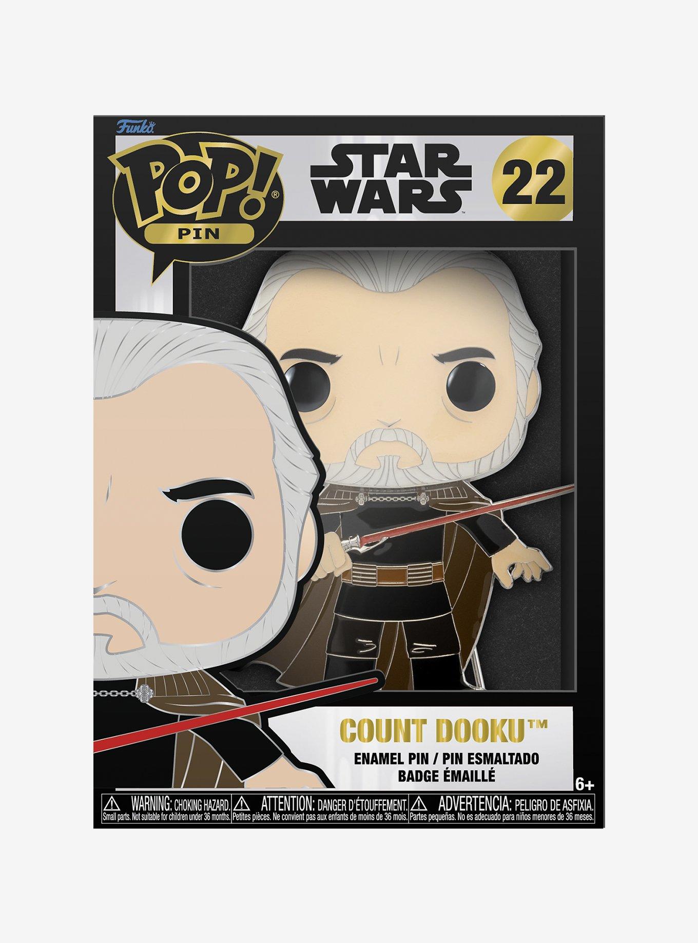 Funko Pop! Star Wars Count Dooku Large Enamel Pin, , alternate