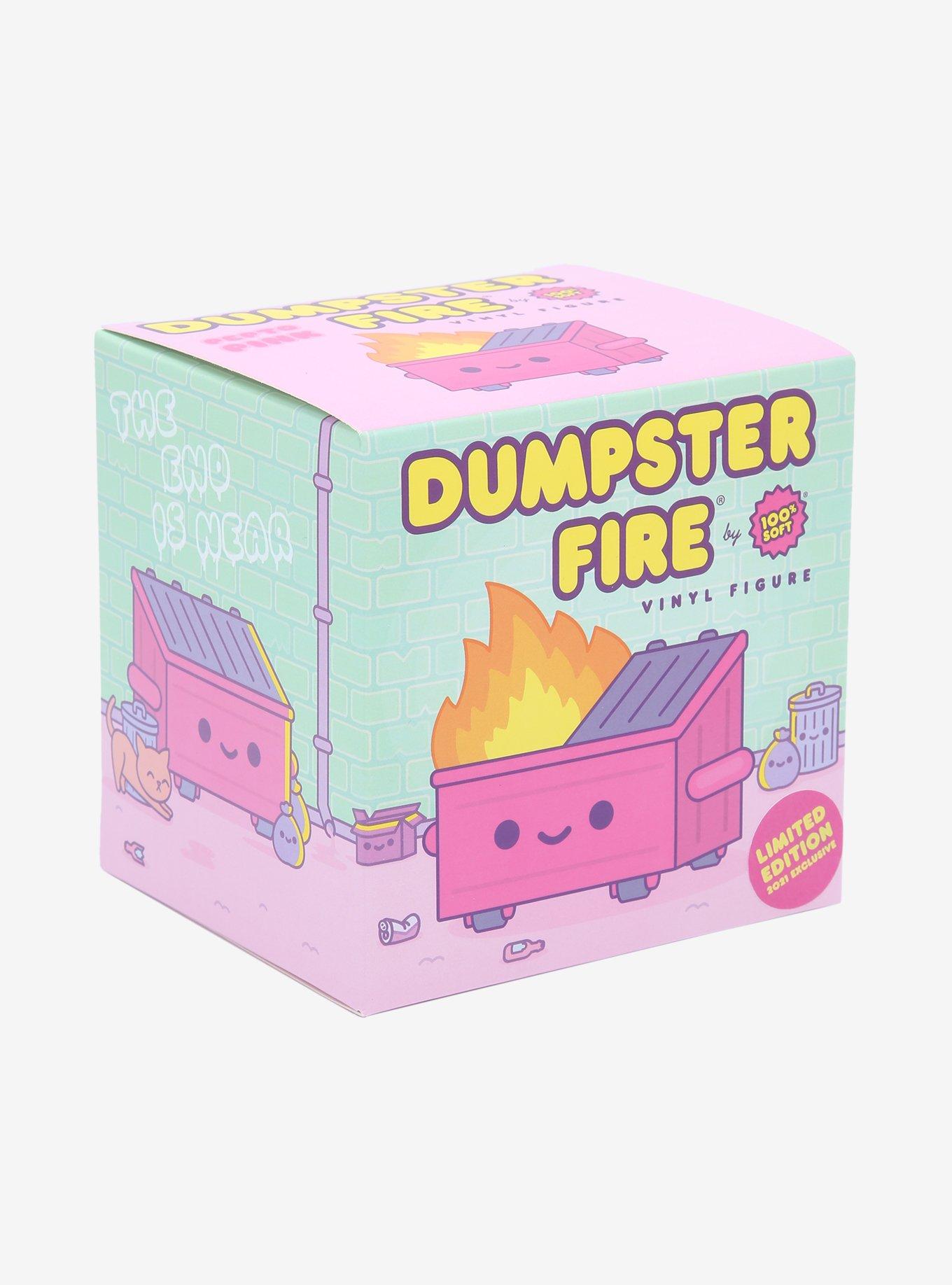 100% Soft Pink Dumpster Fire Figure, , alternate