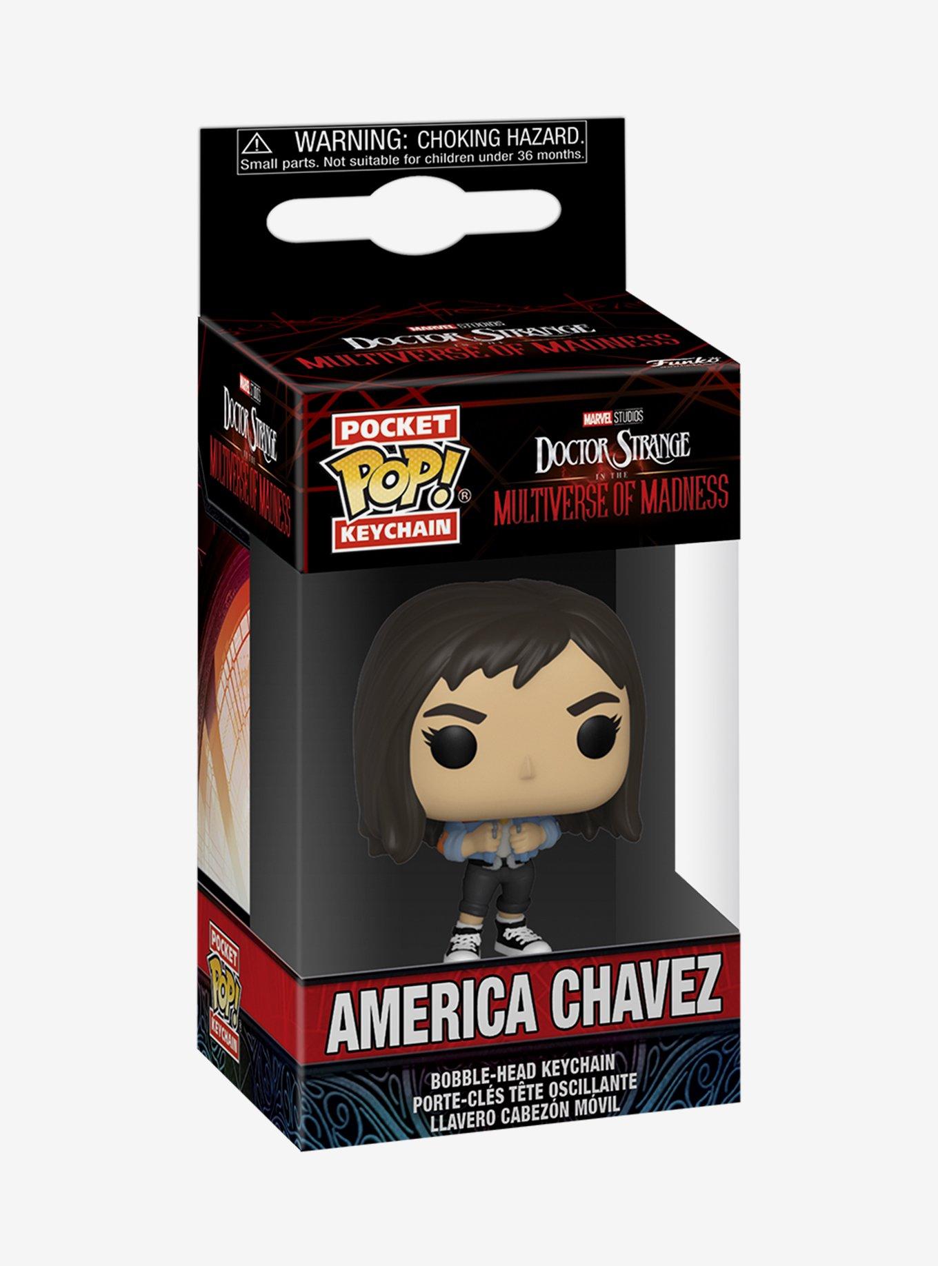 Marvel Doctor Strange In The Multiverse Of Madness Pocket Pop! America Chavez Key Chain, , alternate