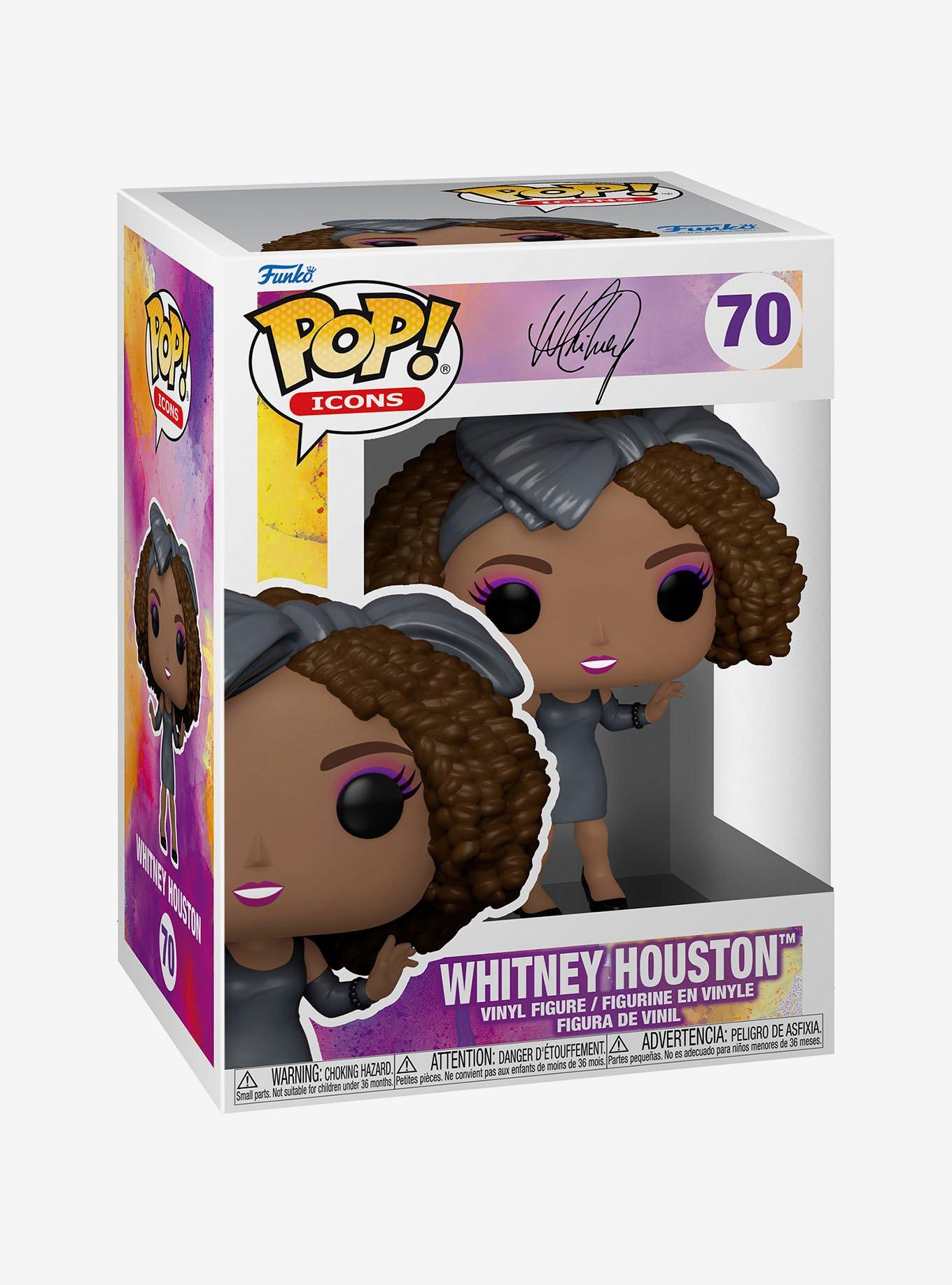 Funko Pop! Icons Whitney Houston (How Will I Know Dress) Vinyl Figure, , alternate