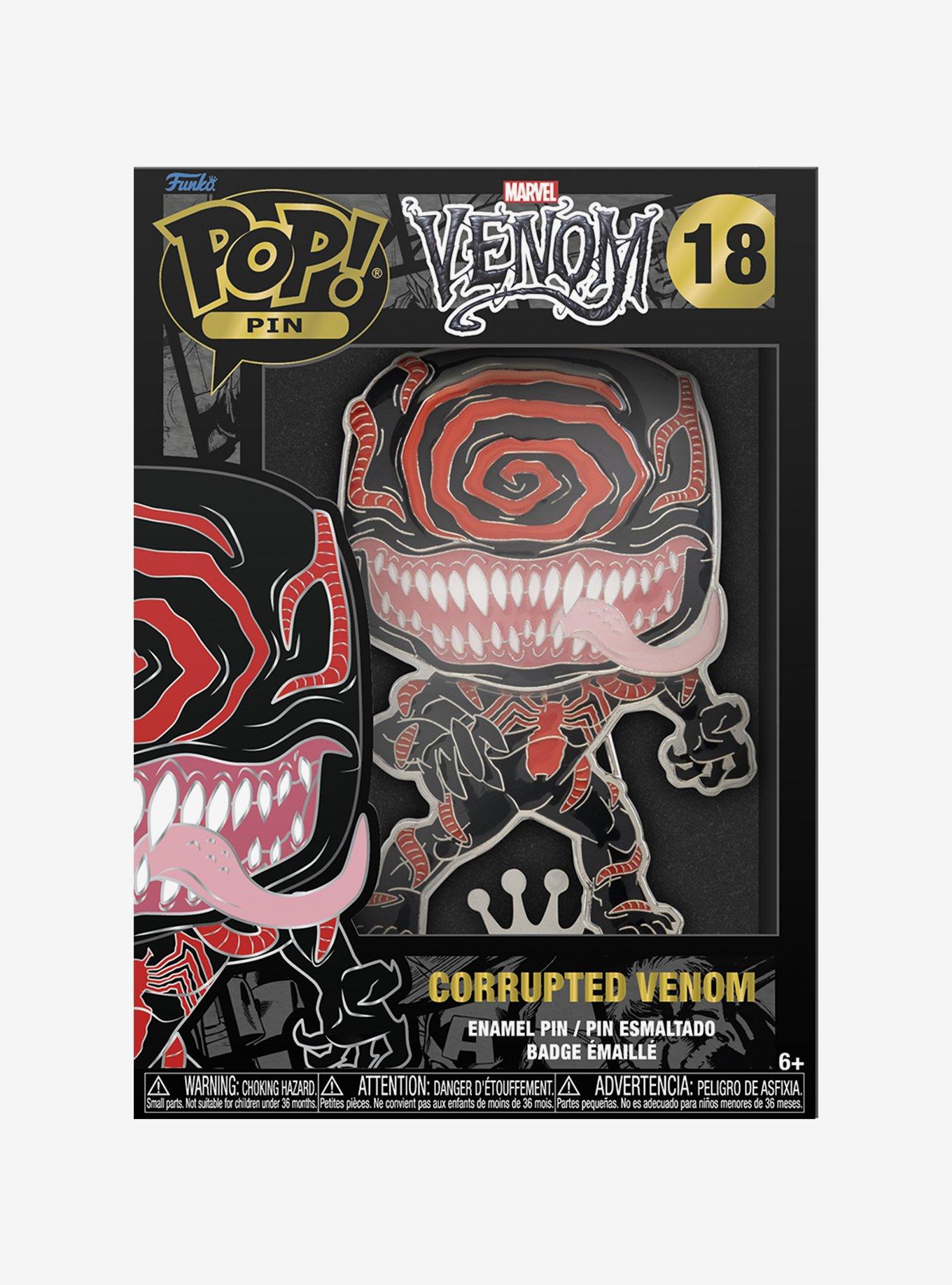 Funko Pop! Marvel Venom Corrupted Venom Large Enamel Pin, , alternate