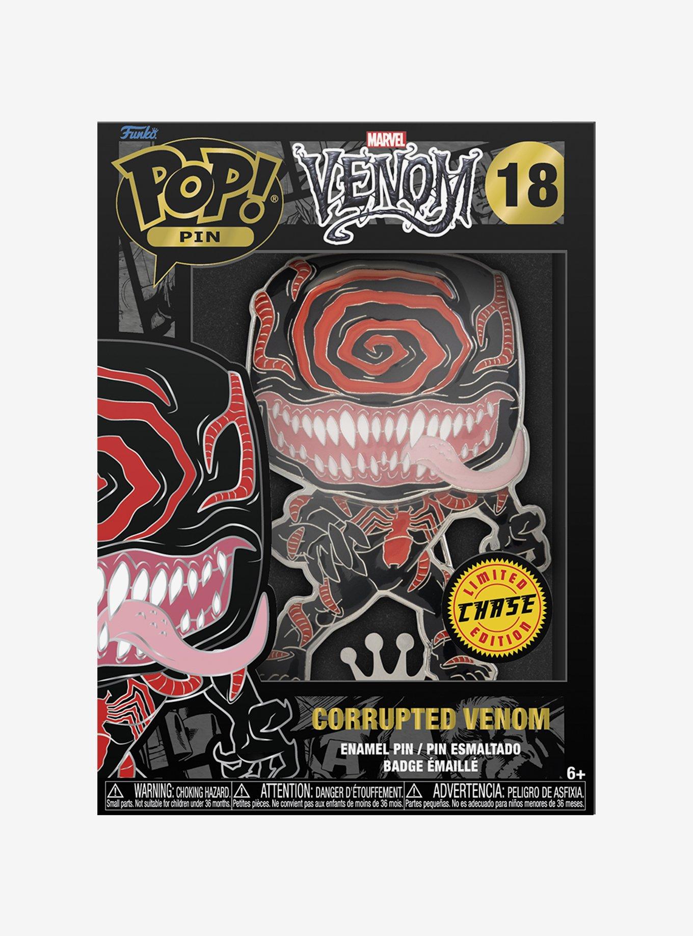 Funko Pop! Marvel Venom Corrupted Venom Large Enamel Pin, , alternate