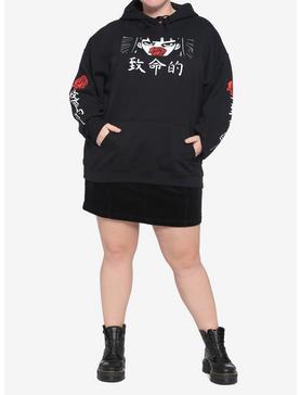 Deadly Rose Girls Hoodie Plus Size, , hi-res