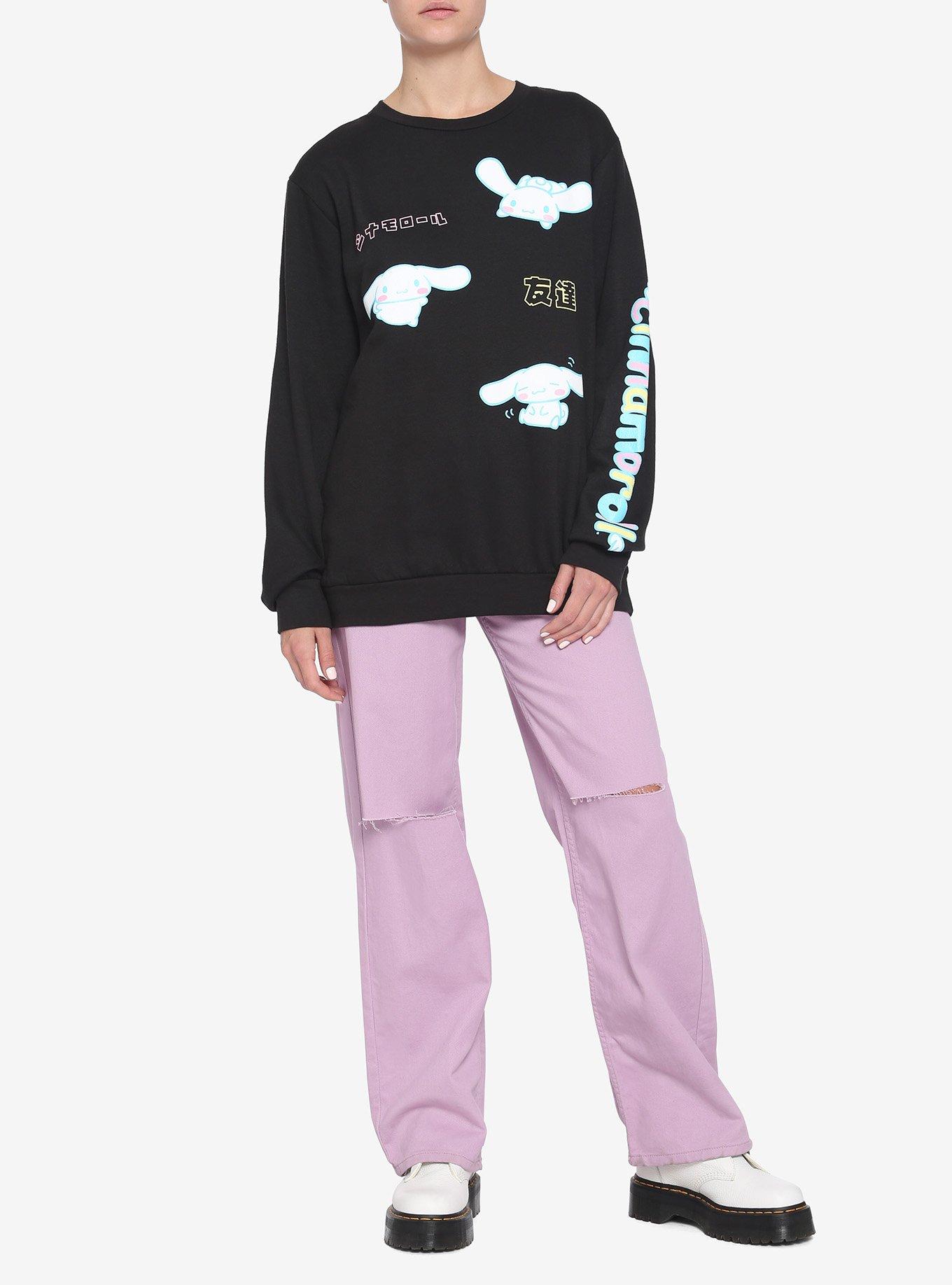 Cinnamoroll Poses Girls Sweatshirt, MULTI, alternate