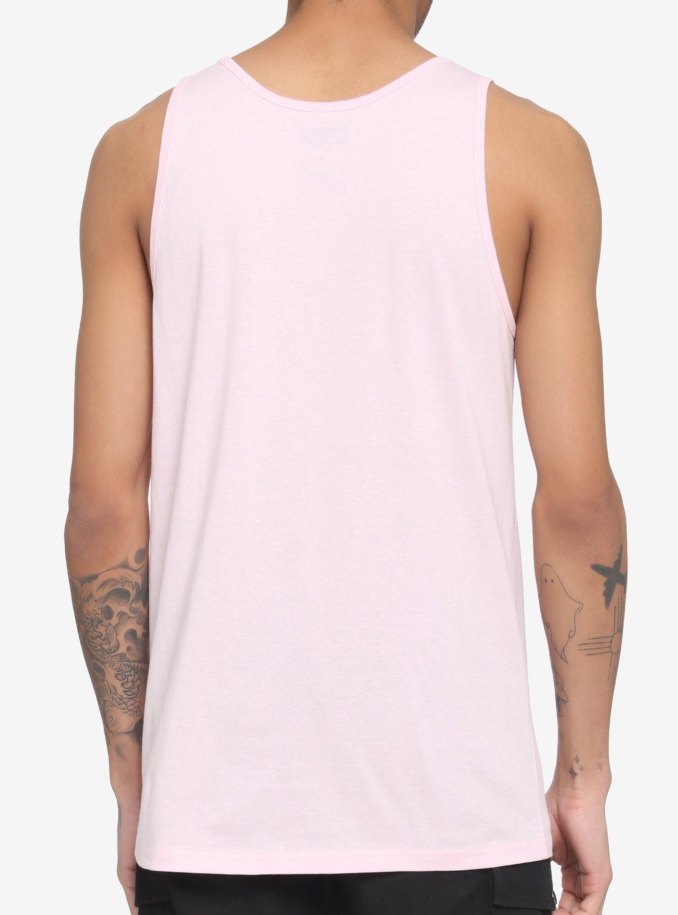 Hunter X Hunter Hisoka Pink Tank Top, LIGHT PINK, alternate