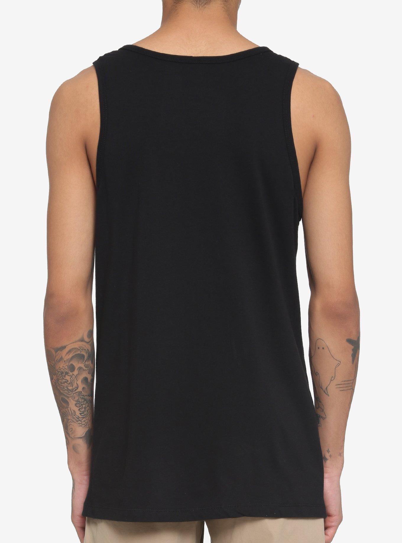 JoJo's Bizarre Adventure Josuke Purple Tank Top, BLACK, alternate