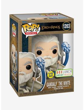 Funko Pop! Movies The Lord of the Rings Gandalf the White Glow-in-the-Dark Vinyl Figure - BoxLunch Exclusive, , hi-res