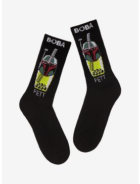 Star Wars Boba Fett Drink Crew Socks, , hi-res