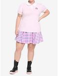 My Melody Pink Collared Girls Top Plus Size, PINK, alternate